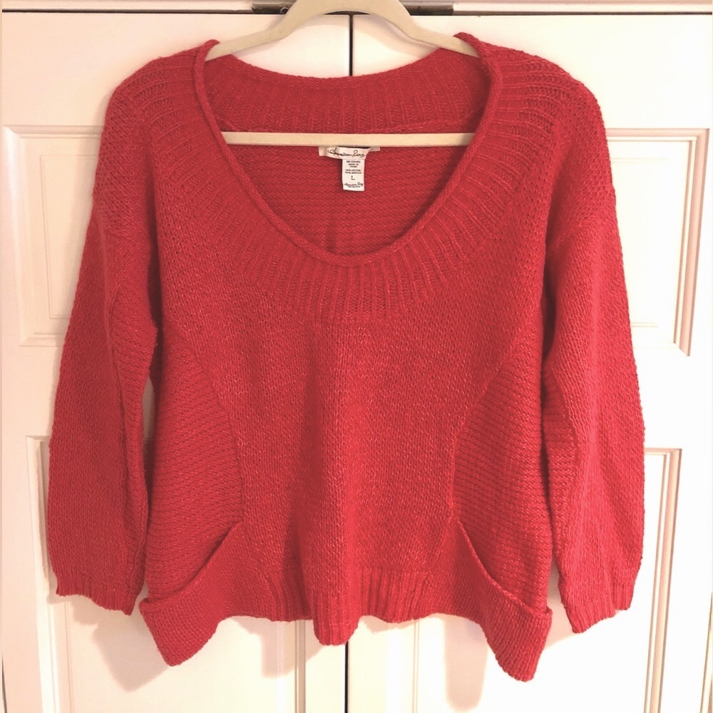 American Rag Wide Neck Size Large Sweater